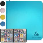 Premium TCG Card Binder | Sports Trading Card Binder 12 Pocket, Trading Card Binder Zipper, Sport Card Binder, Magic Trading Card Binder For 480 Side Loading Pockets, Collectible MTG Card Binder.