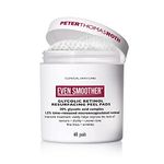 Peter Thomas Roth Even Smoother Glycolic Retinol Resurfacing Peel Pads, Glycolic Acid Facial Peel with Retinol for Uneven Texture and Tone, 60 ct.