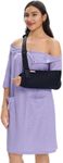 Women's Post Surgery Hospital Gown – Magnetic Shoulder Closures, Side Snaps, Pockets, Ruched Bust Adaptive Recovery Dress Light Purple