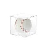 Stackable Baseball Display Case, Acrylic Cube Memorabilia Display Storage Box, UV Protected Baseball Holder for Ball Display - Fits Official Size Ball (1)