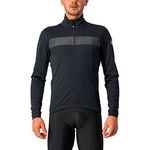 CASTELLI 4521503-085 RADDOPPIA 3 JKT Jacket Men's LIGHT BLACK/BLACK REFLEX Size XXL