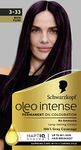 Schwarzkopf Oleo Intense Permanent Oil Colour 3-33 Rich Plum Hair Dye, 100% Grey Coverage, Conditioner With HaptIQ System, Long-Lasting Colour, Ammonia Free Hair Dye