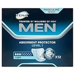 TENA Men Level 1 Absorbent Pads 12'S (Pack of 4)