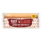 Baker Street 4 Classic Jumbo Hot Dog Rolls x Case of 7