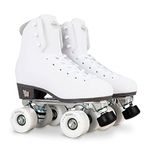ROOKIE Rollerskates Artistic Unisex Children's Roller Skates, White, 3 Child