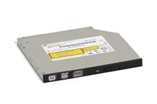 Hitachi-LG GUD0N Internal DVD Drive, Slim 9.5 mm DVD Player/Writer for Laptop/Desktop PC, Windows 10 Compatible, 8x Read/Write Speed - Black