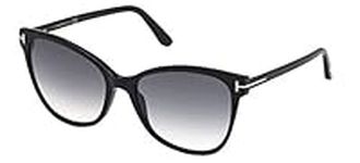 Tom Ford ANI FT 0844 Shiny Black/Dark Grey Shaded 58/18/140 women Sunglasses