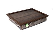 Made in the Mill Luxury Lap Tray with Bean Bag Base (Dogtooth)