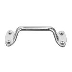 Lwuey Boat Handrail Grab, Marine Handle Bar Polished Stainless Steel Heavy Duty Rail Grip 15cm Long Safety Support for Hatch Yacht Home Bathroom RV Door Secure Sturdy Pull Replacement Screws Install