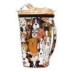 Cute Puppy Reusable Iced Coffee Cup