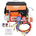 VEVOR 4 CFM Vacuum Pump and Gauge, 