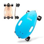 Elos EL623 Mini Longboard Cruiser Skateboard Complete Lightweight, Ocean Green