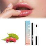 (Most Gifted) Lip Liner - Peel Off Lip Liner Tattoo, Peel Off Lip Stain, Long Lasting Lip Stain Peel Off, Infused with Hyaluronic Acid & Vitamin E, For All Skin Types, 0.17fl.oz/5ml (Dark Brown)