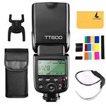 Godox TT600 2.4G Wireless Flash Speedlite Master/Slave Flash with Built-in Trigger System for Canon Nikon Pentax Olympus Fujifilm Panasonic (TT600)