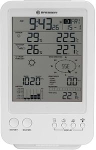 Bresser 5-in-1 Weather Station – White Wireless Indoor Outdoor Sensor
