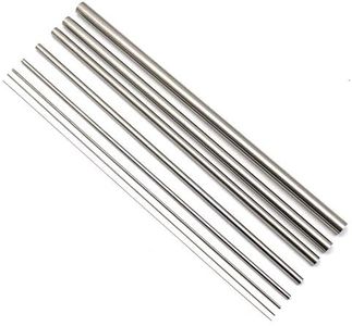 Eowpower 8 Pieces Outer Diameter 0.5-12 mm, Length 300 mm, 304 Stainless Steel Capillary Metal Tube Tubing