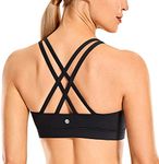 CRZ YOGA Women's Strappy Back Wiref