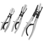 ABN Hose Pincher Pliers 3-Piece Crimping Pinch-Off Tool Set – Automotive Pinching Radiator, Coolant, Heater, Fuel Pinch