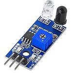 AZDelivery IR Infrared Obstacle Avoidance Sensor Distance Detection Module compatible with Arduino and Raspberry Pi Smart Car Robot Including E-Book!