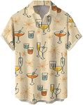 Ecosunny Hawaiian Shirts for Men Sh