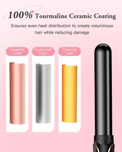 BESTOPE PRO 5-in-1 Beach Waver – Curling Iron Set for Hair Styling