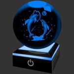 ALEENFOON Dolphin 3D Crystal Ball M