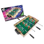 abeec Table Top Football Game With 12 x Footballers, 2 x Plastic Footballs, 2 x Nets, 2 x Scoreboards - Family Games - Football Gifts For Boys And Girls - Mini Games - Football Games - Football Table