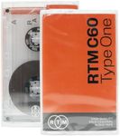 RTM C60 | Type 1 60 Minute Blank Music Cassette | Ideal for Music Recording | Studio Quality | Single Cassette