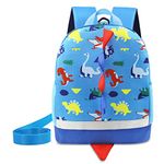 Cosyres Kids Dinosaur Backpack Boys Toddler Backpack Rucksack Bag Blue