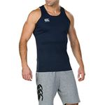 Canterbury Mens Core Vapodri Poly Singlet Vest - Navy - L