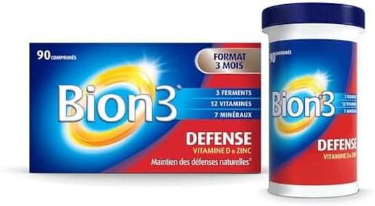 Bion 3 - Adultes - Activateur de santé - Complément vitaminique très complet avec probiotiques - Boite de 90 Cps