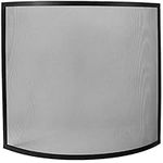 Fire Vida Buckton Spark Guard Fire Screen, Black