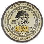 Reuzel The Stache Mustache Wax - Strong Hold, Low Shine Beeswax - Tame and Train Unruly, Coarse Hair - Perfect for Creating Your Signature Style - Light Orange and Mint Scent - 28 g