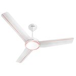 Havells Trinity 1200mm with Underlight Ceiling Fan (Pearl White LT Copper) (FHCTTULPLC48)