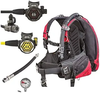 Hollis HD200 BC/BCD 200LX Regulator(DIN) and 150lx Octo Scuba Diving Package (Large)