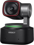 OBSBOT Tiny 2 4K Webcam with 1/1.5" Sensor, PTZ AI Tracking Multi- Mode, Auto Focus, Gesture Control, 60 FPS, Voice Control, HDR Light Correction, Webcam for PC, Streaming, Meeting, etc.