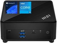 MSI Cubi 5 Professional Mini PC, 12th Gen Intel i5-1235U Processor (Beats Ryzen 7 5700U), 32GB RAM, 1TB SSD, Wi-Fi 6, Windows 11 Pro, Support 4K@60Hz Display, Seamless Multitasking at Work/Gaming