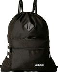 adidas Classic 3S Sackpack, Black/White, One Size