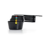 Oxo Measuring Cup Set 6 pcs in Black, 8.89 x 12.7 x 24.77 cm