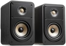 Polk Signature Elite ES15 Bookshelf Speaker - Hi-Res Audio Certified, Dolby Atmos & DTS:X Compatible, 1" Tweeter & 5.25" Woofer, Power Port Technology for Effortless Bass (Pair, Stunning Black)