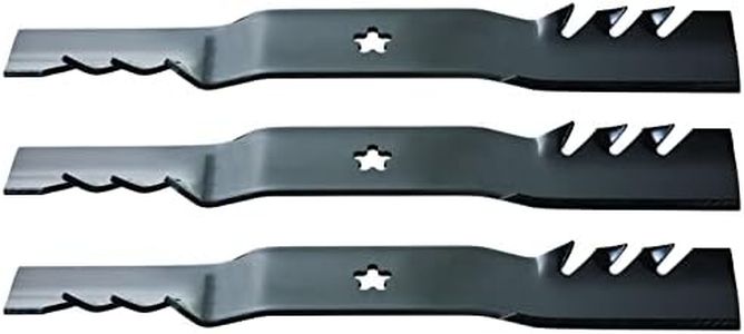 Oregon Mower Blades, 3 Pack, Gator G3 Mulching Lawnmower Replacement Blades, 18-7/16" Length, 54" Deck (95-605-3), Black