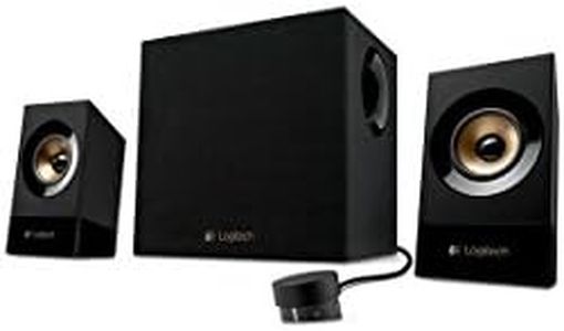 Logitech Z533 2.1 Sistema de Altavoces 2.1 con Subwoofer, Sonido Potente, 120W de Pico, Graves Potentes, Entradas Audio 3,5 mm/RCA, Multidispositivo, Enchufe EU, PC/PS4/Xbox/TV/Smartphone/Tablet
