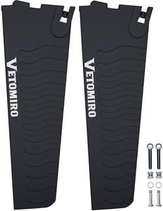 VETOMIRO Turbo Fin Replacement Kit Compatible with Mirage Drive – Solid Fully Rubber-Encased Fins, Upgrade for Turbo Fin Systems, Includes All Installation Parts, Mast Not Included