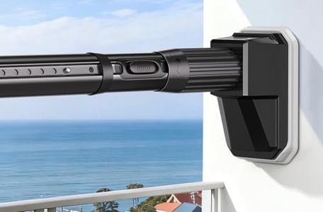 FADOTY Tension Curtain Rod No Drilling, 41-179 Inch Heavy Duty Shower Rod