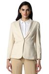 Van Heusen Women's Blazer (VWBZCRGP478596_Cream