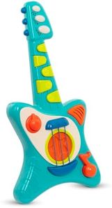 Battat- Toy Guitar For Toddlers, Kids, Children – Play Guitar With Songbook – Acoustic, Electric, And Song Modes- Lil' Rocker's Guitar – 2 Years +