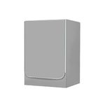 Odot Washer Dustproof Cover Front Load, Washing Machine Dryer Protector Sunscreen Waterproof Tumble Dryer Case Protective Cover for Most Front Loadi (grey,L-capacity 10.5~12kg)