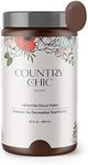Chalk Style Paint - for Furniture, Home Decor, Crafts - Eco-Friendly - All-in-One - No Wax Needed (Quart (32 oz), Leather Bound)