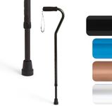 Medline Aluminum Offset Walking Can