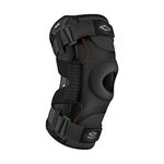 Shock Doctor 875 Compression Knee Brace for Maximum Knee Support — Ultra Supportive with Bilateral Hinges for ACL or PCL Injuries, Patella Support, Sprains, Hyperextension and More — For Men or Women